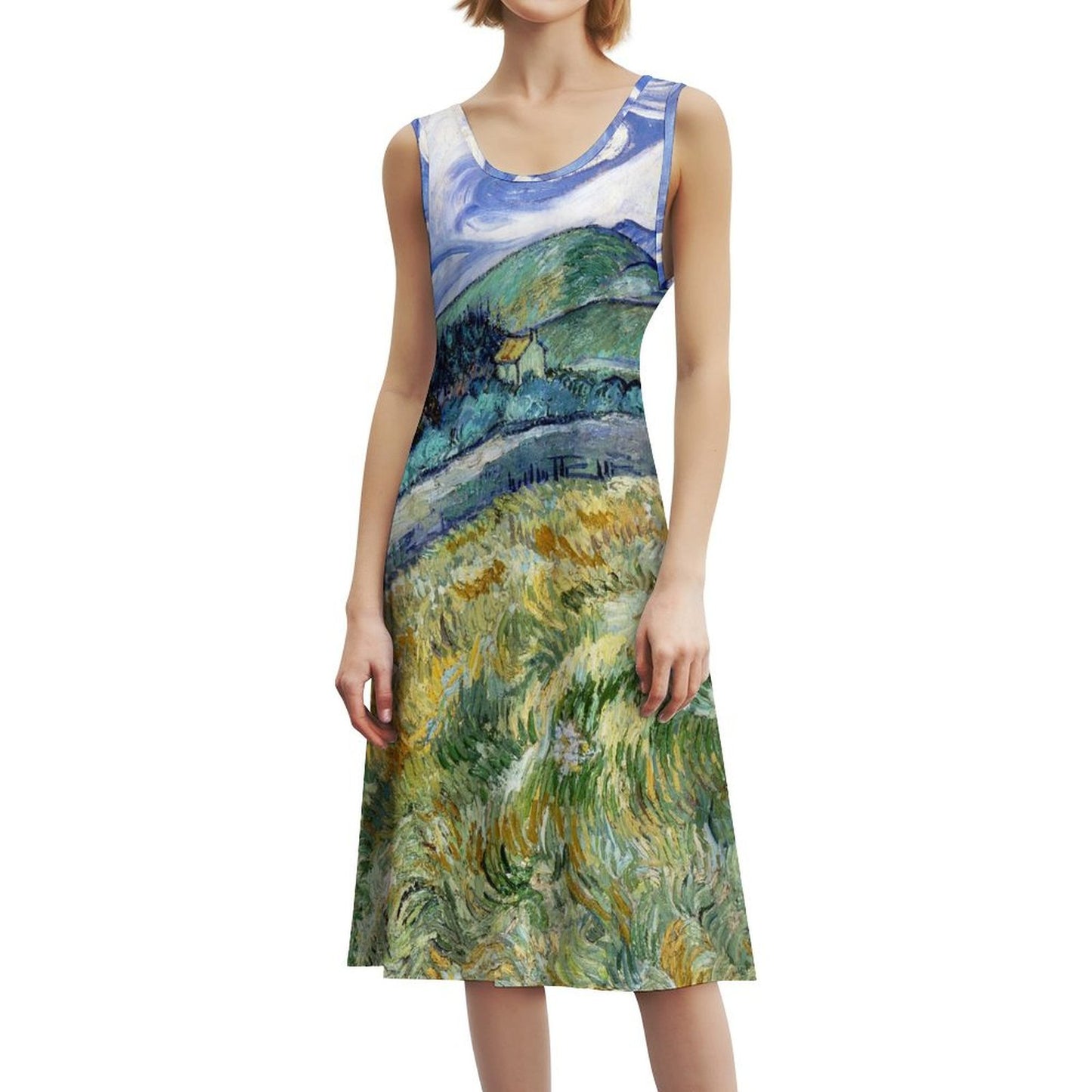 Abito Lungo Personalizzato Donna | Vestito Estivo con Foto | Idea Regalo