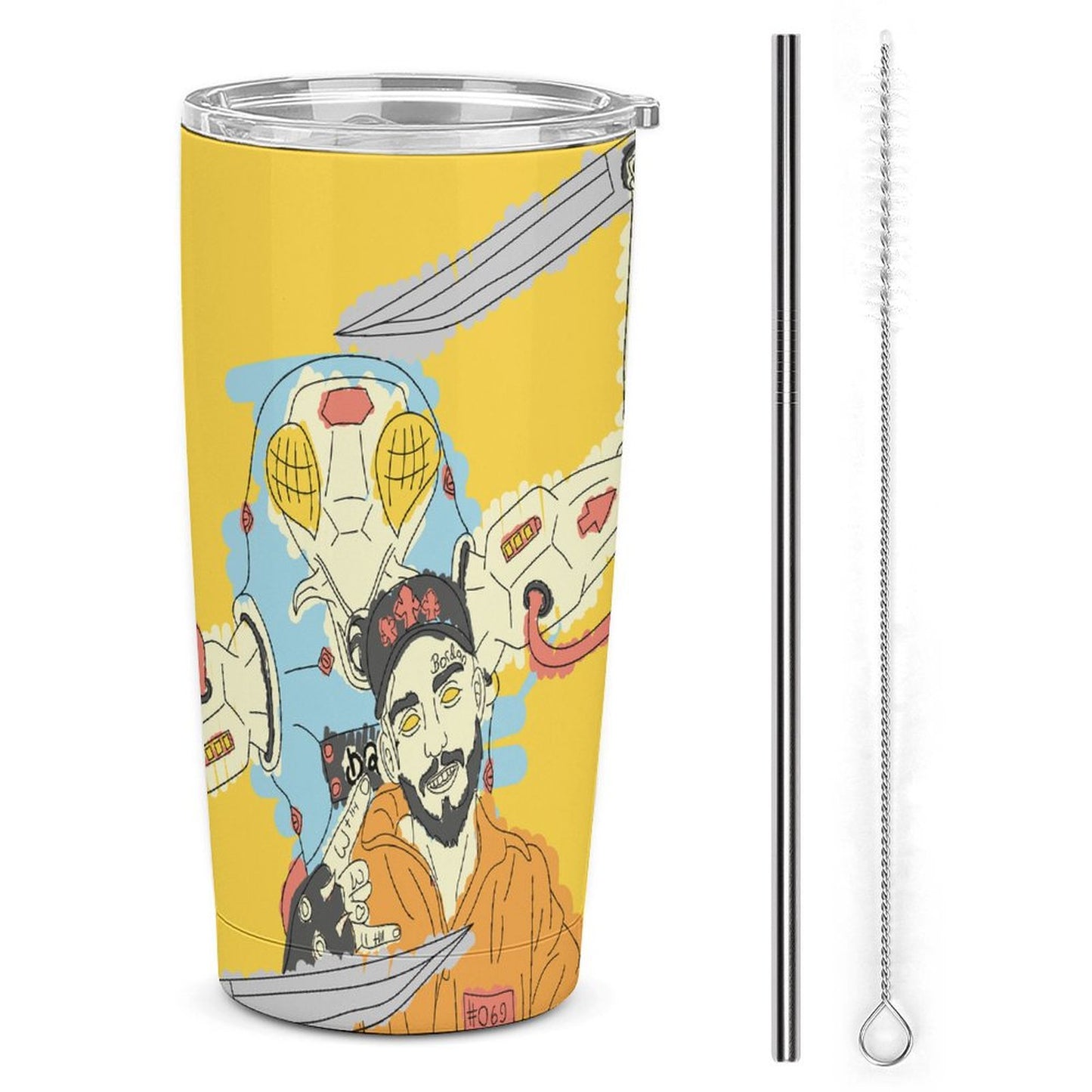 Bicchiere Termico Auto Personalizzato Inox 304 | Stampa UV | 590ml