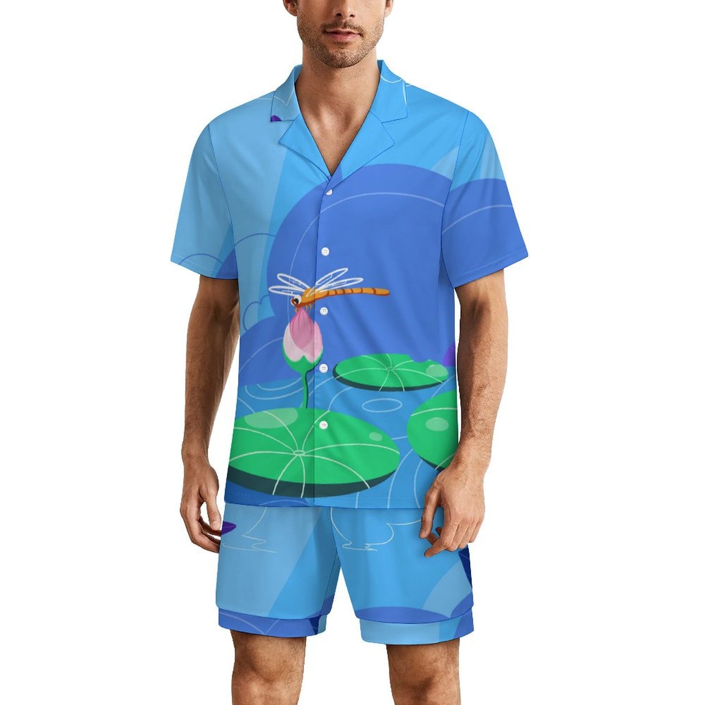 Pigiama Uomo Personalizzato Corto | Set Estivo con Foto | Idea Regalo