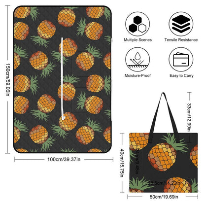 Tappeto da Picnic Pieghevole 2-in-1 | La Borsa che Diventa un'Oasi