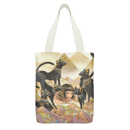 ote Bag Canvas con Zip e Tasca Interna | Borsa Spalla Personalizzata