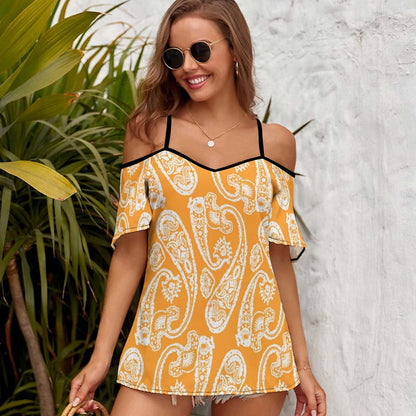 Toppe Trasparenti Spalle Scoperte | Chiffon Elasticizzato Personalizzato