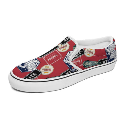 Scarpe Slip-On Canvas Personalizzate | Sneakers Senza Lacci Unisex