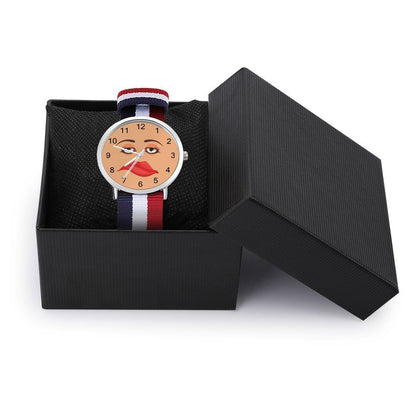 Orologio NATO Style Personalizzato con Cinturino in Nylon Tricolore