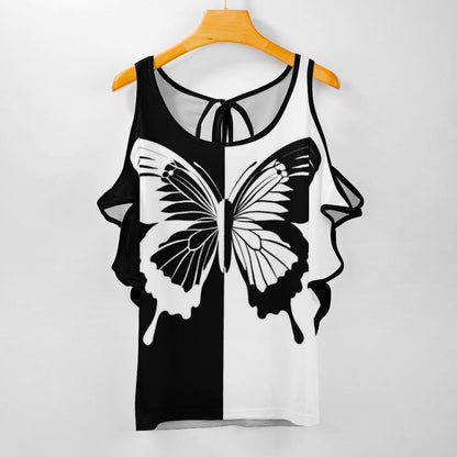 T-Shirt da Donna Personalizzata con Spalle Scoperte