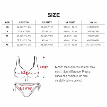 Bikini Triangolo Spalline Larghe | Costume Halter Regolabile Personalizzato