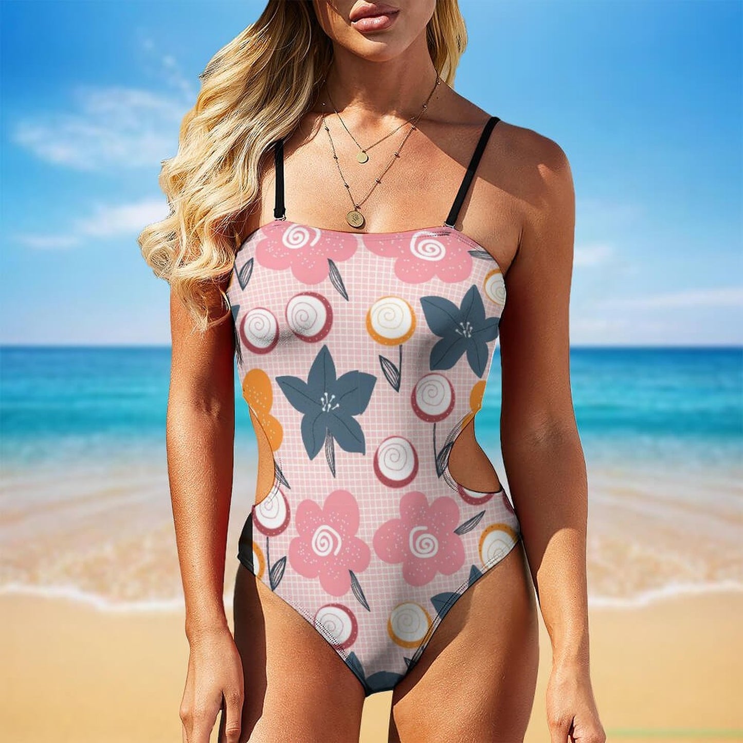 Monokini Cut-Out Personalizzato | Costume Intero con Stampa