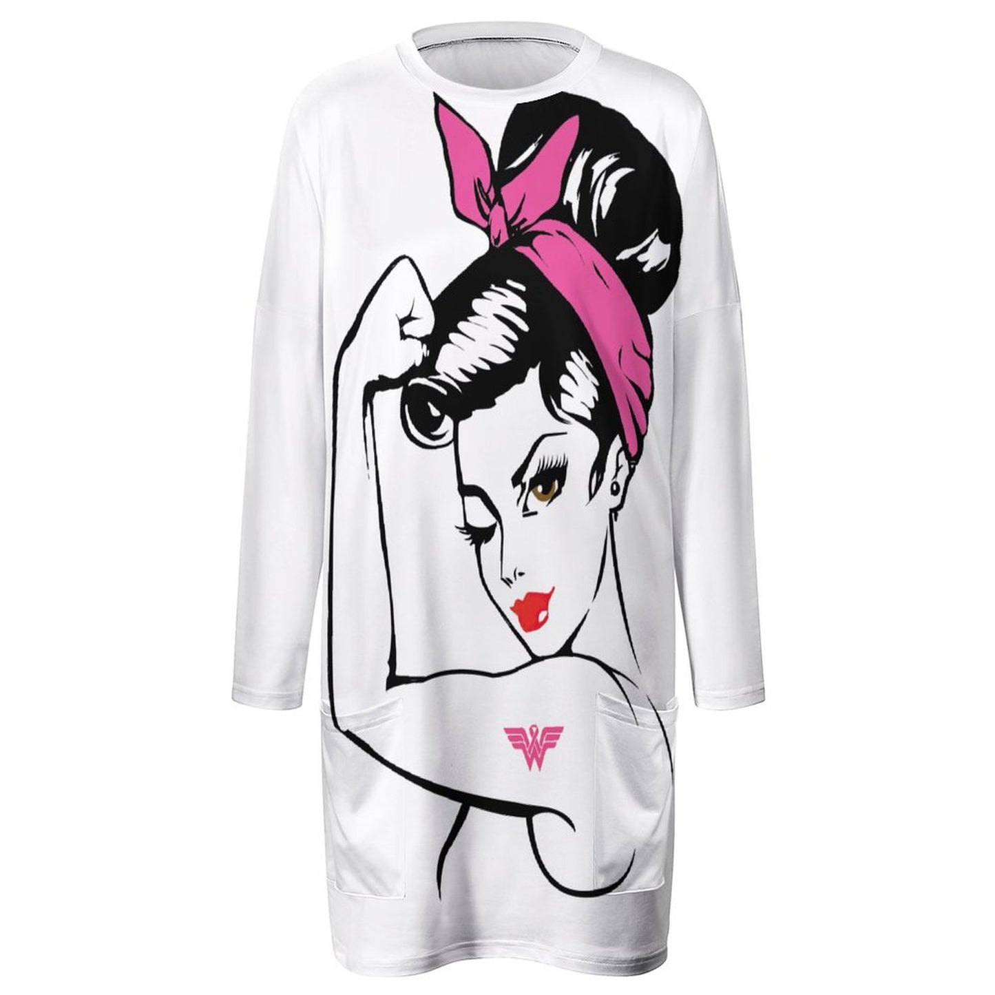 Maxi Felpa Tunica con Tasche | Perfetta per Leggings (2XS-6XL)