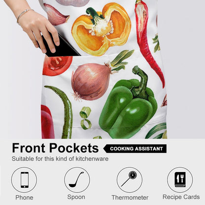 Grembiule Personalizzato Impermeabile | Tasche Grandi & Tessuto Anti-Macchia