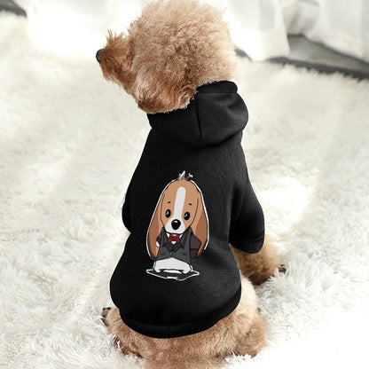 Felpa Cane Personalizzata Hip-Hop | Vestiti Cani Divertenti & Cool