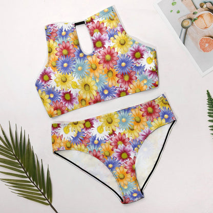 Bikini Donna Personalizzato Due Pezzi | Stampa Foto | Top All'Americana