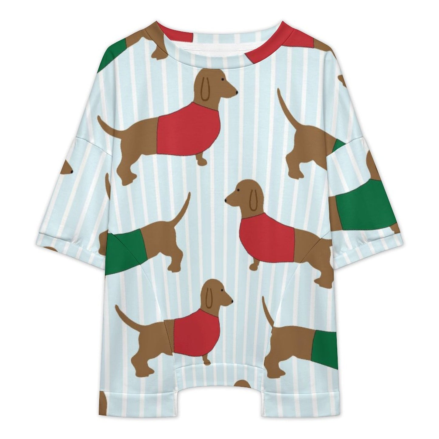 T-Shirt Donna Oversize Personalizzata | Maglia Larga in Mini Terry con Foto