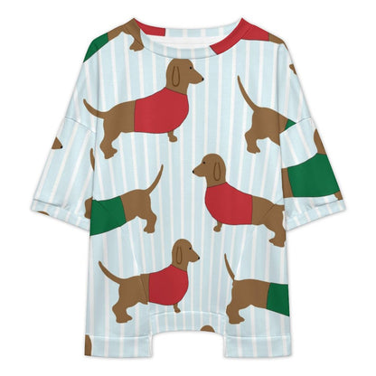 T-Shirt Donna Oversize Personalizzata | Maglia Larga in Mini Terry con Foto