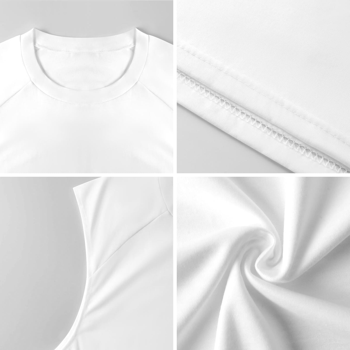 Maglia Smanicata Personalizzata Uomo | Canotta Raglan Bicolore Vestibilità Comoda