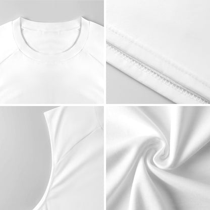 Maglia Smanicata Personalizzata Uomo | Canotta Raglan Bicolore Vestibilità Comoda