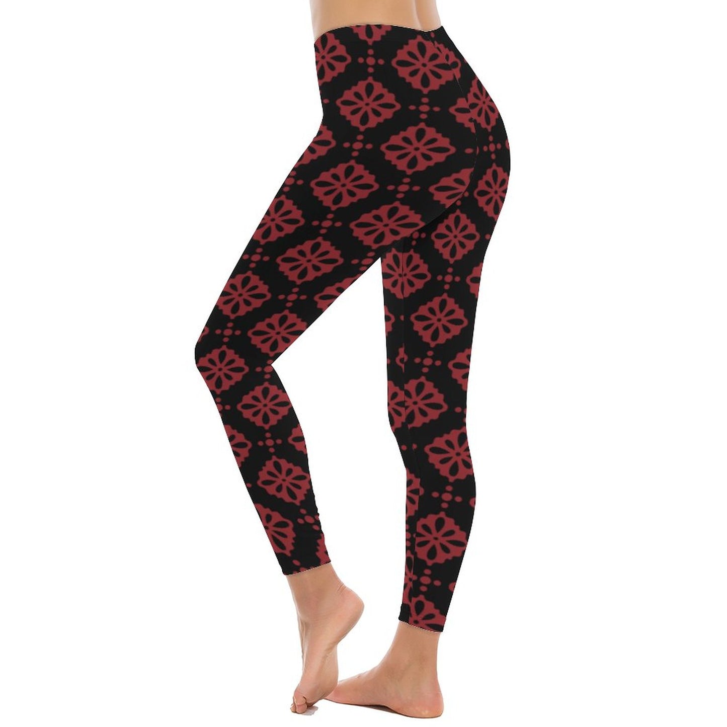 Leggings Yoga Vita Alta Personalizzati | Effetto Pancia Piatta | Stampa HD
