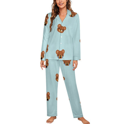 Pigiama Personalizzato Donna con Collo Cubano | Set Completo