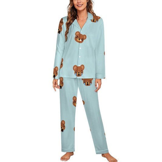 Pigiama Personalizzato Donna con Collo Cubano | Set Completo