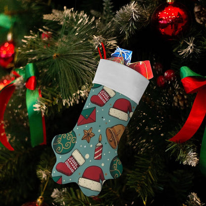 Calza di Natale per Cani Personalizzata a Zampa | Con Foto Unica