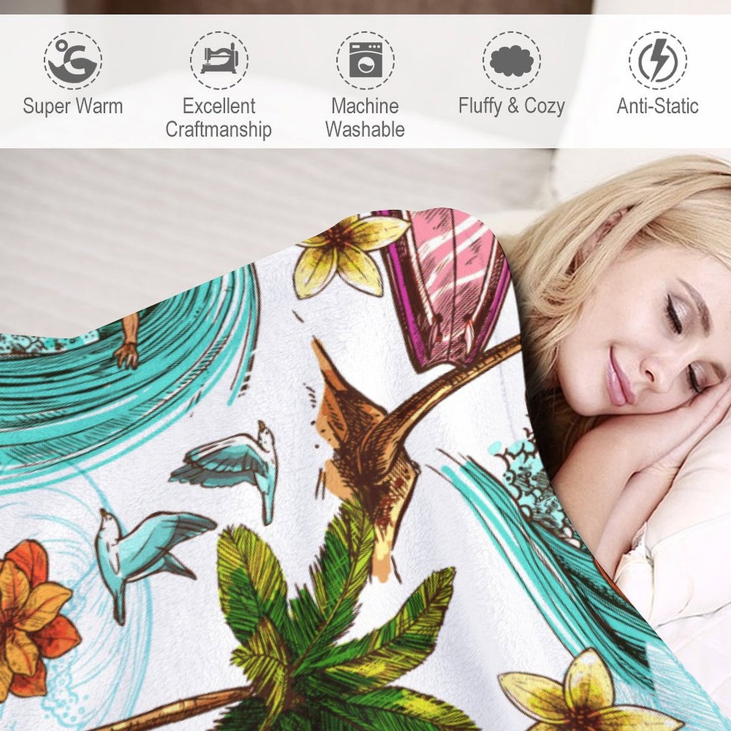 Coperta in Flanella Personalizzata 330g | Plaid Morbido Anti-Pilling | Idea Regalo