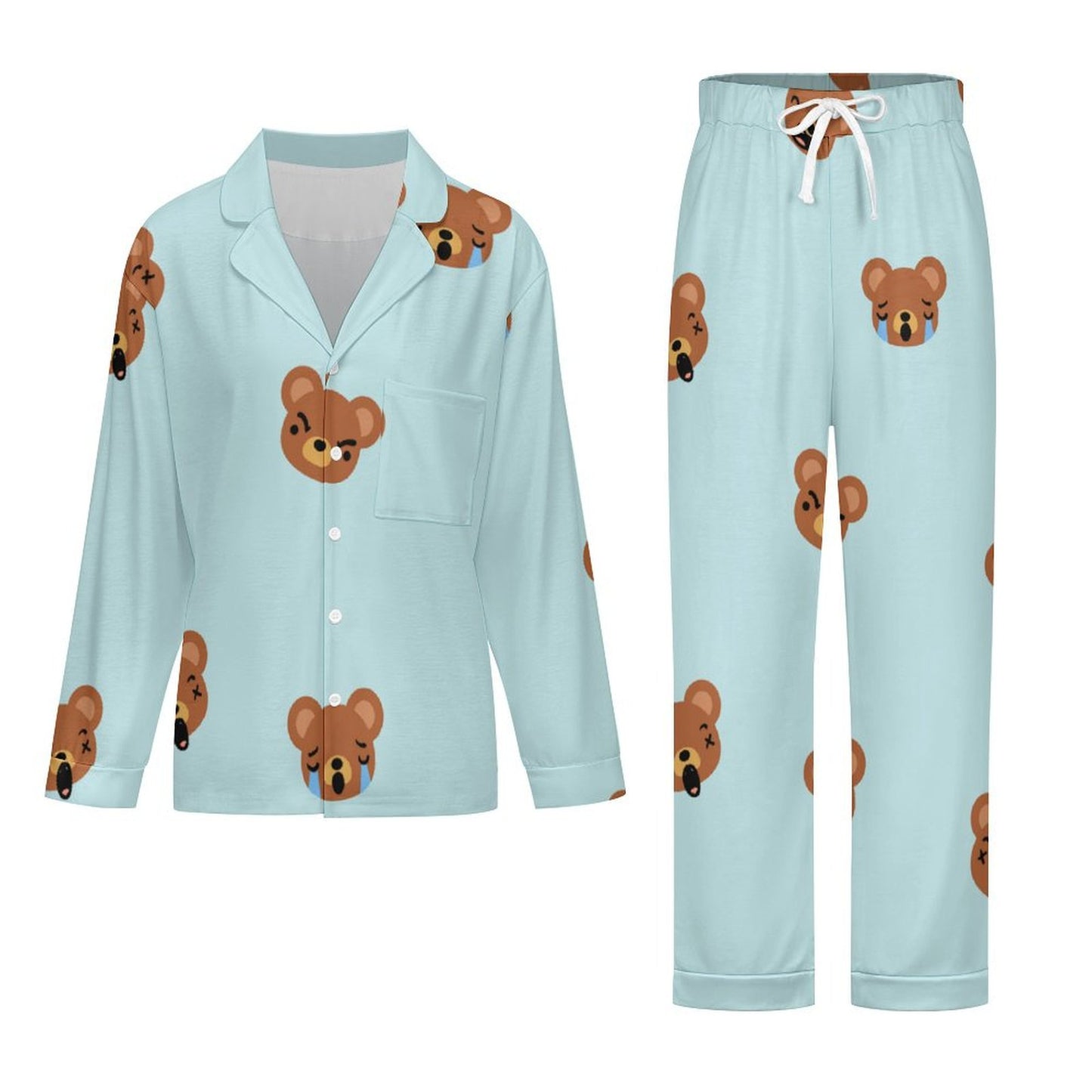 Pigiama Personalizzato Donna con Collo Cubano | Set Completo