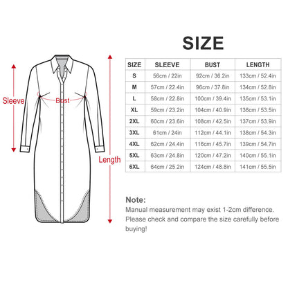 Abito Chemisier Personalizzato | Vestito Camicia Lungo con Foto