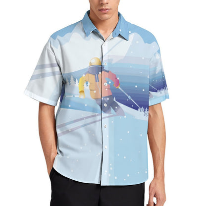 Camicia Uomo Cotone Colletto Classico Manica Corta Personalizzabile
