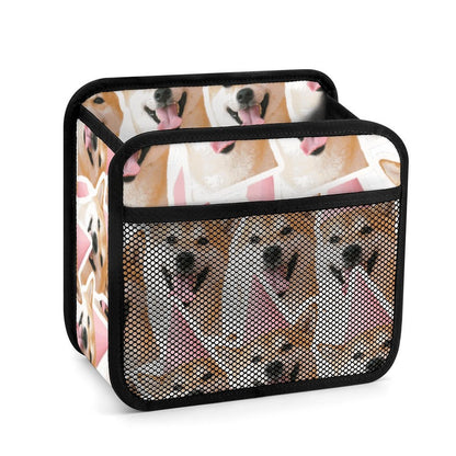 Tasca organizer per sedile auto in ecopelle PU con tasche a rete personalizzabile