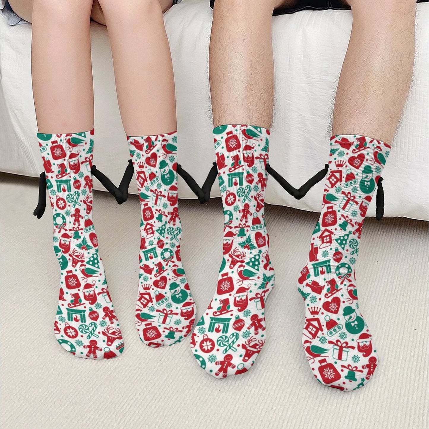 Calze Magnetiche Personalizzate che si Tengono per Mano | Regalo Unico