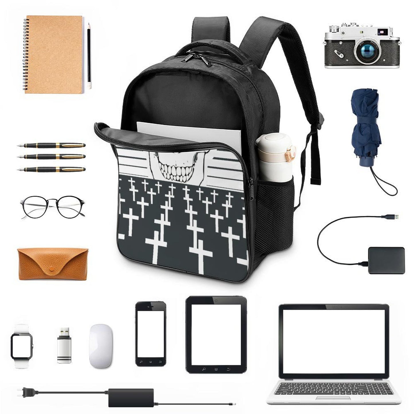 Zaino Porta PC 16" Personalizzato | Nylon Guji Heavy Duty per Studenti