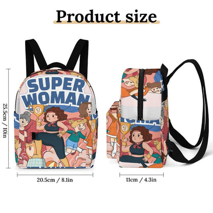 Mini Zaino Personalizzato Donna in Oxford Impermeabile con Fondo Rinforzato