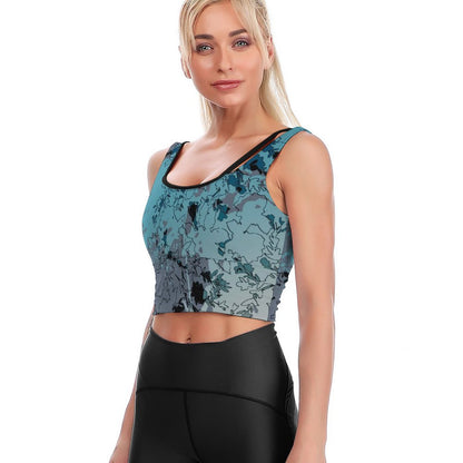 Bra Sportivo Personalizzato Antishock | Crop Top U-Back Donna