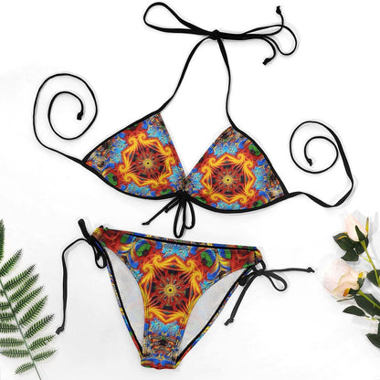 Bikini Donna Due Pezzi Personalizzato | Laccetti Laterali | Stampa Foto