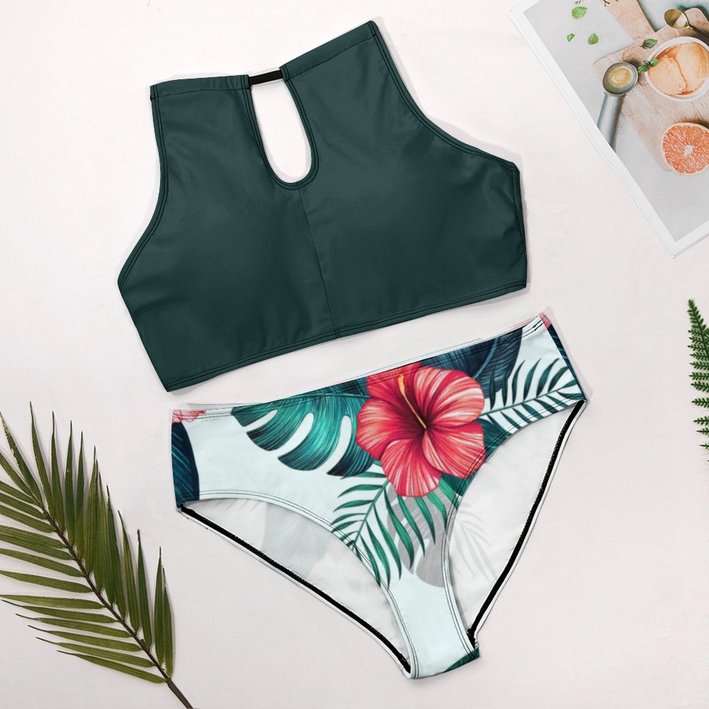 Bikini Triangolo Personalizzato | Costume Donna Allacciatura Collo Regolabile