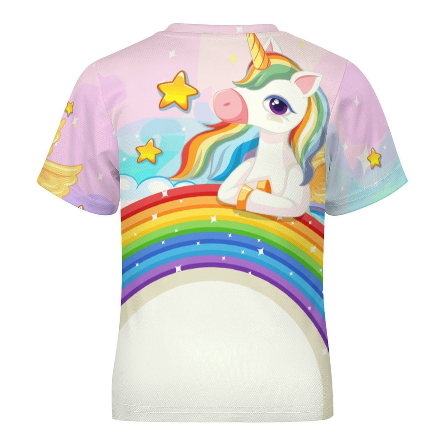 T-Shirt Bambino Tecnica Personalizzata | Tessuto Mesh Traspirante | Stampa Unica
