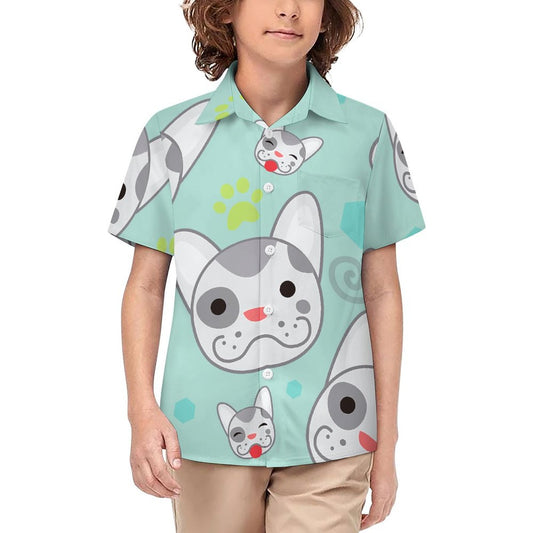 Camicia Bambino Personalizzata Maniche Corte | Stampa Foto su Camicia