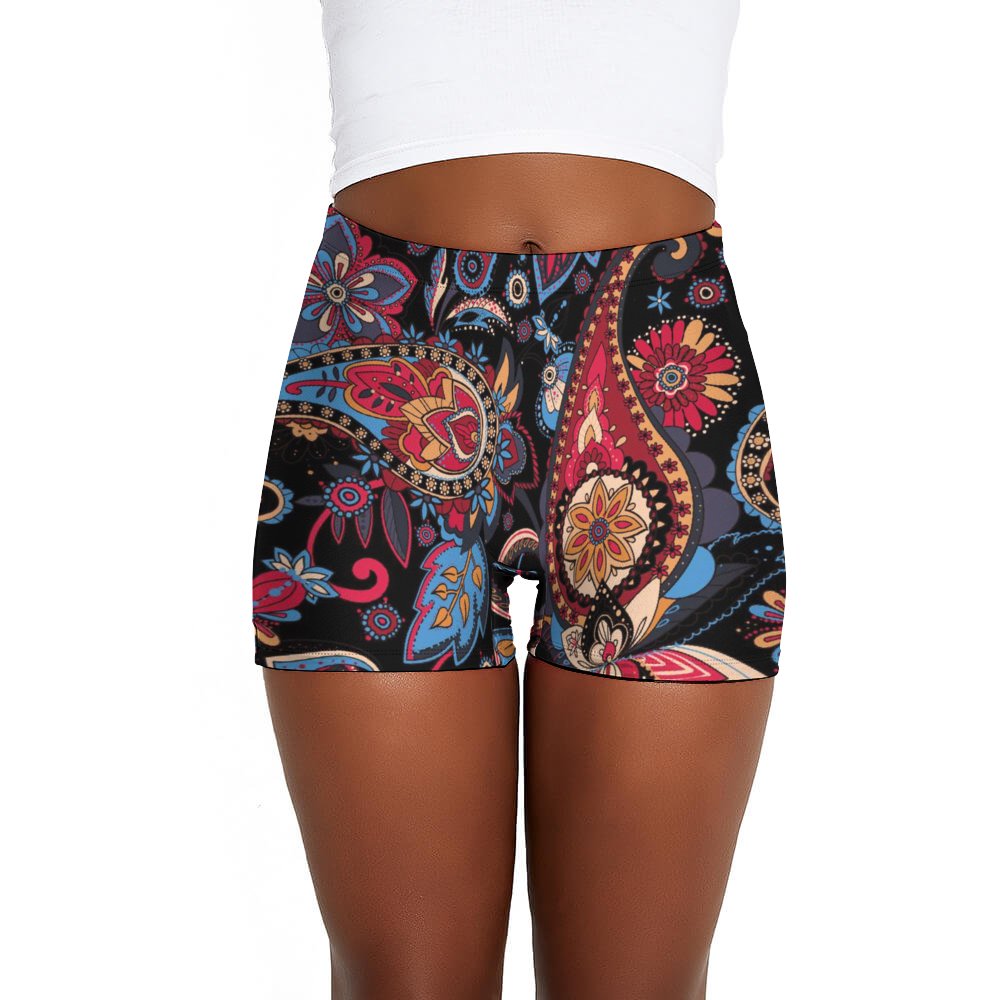 Shorts Yoga Personalizzati Vita Alta | Anti-Trasparenza & Shaping