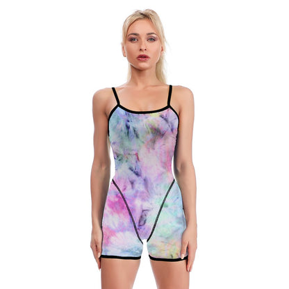 Tuta Yoga Schiena Aperta Personalizzata | Jumpsuit con Stampa