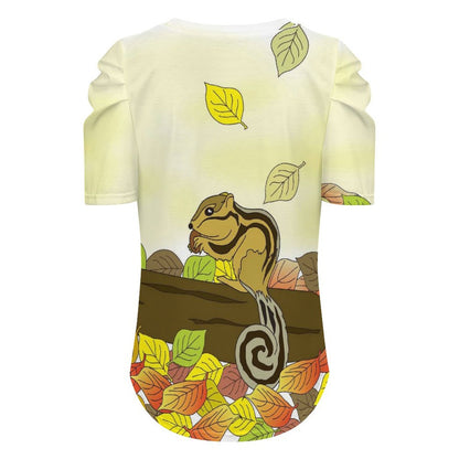 T-shirt Donna Maniche a Palloncino Personalizzata | Stile Unico