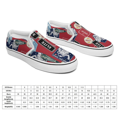 Scarpe Slip-On Canvas Personalizzate | Sneakers Senza Lacci Unisex