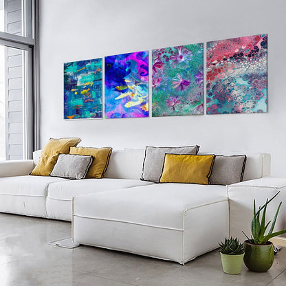 Set 4 Quadri Personalizzati | Crea la Tua Galleria a Parete