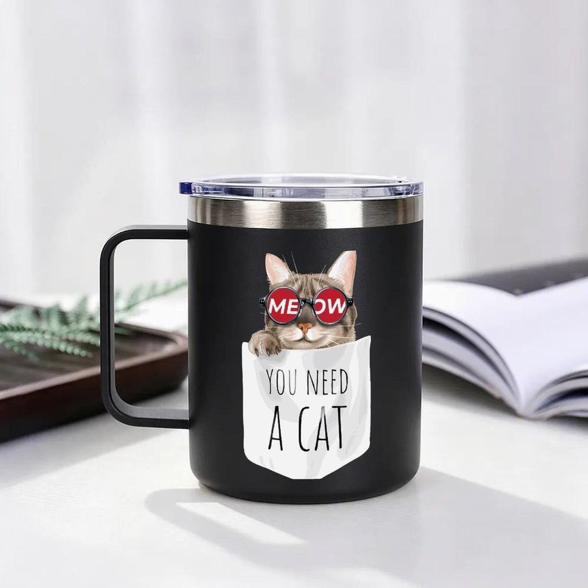 Tazza Termica Personalizzabile in Acciaio Inox 12oz Doppia Parete