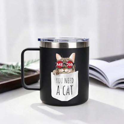Tazza Termica Personalizzabile in Acciaio Inox 12oz Doppia Parete
