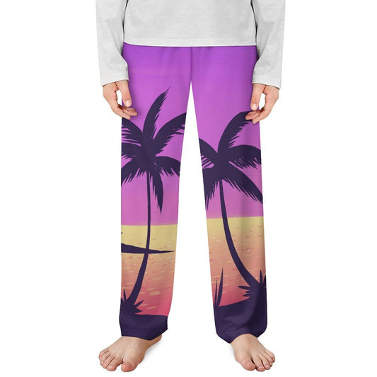 Pantaloni Pigiama Bambino Personalizzati in Puro Cotone