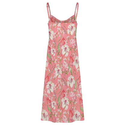 Vestito Lungo con Spalline e Spacco Personalizzato