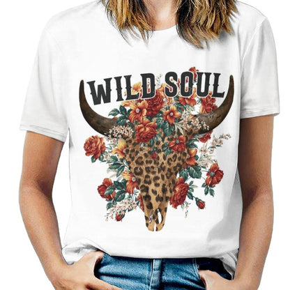 T-Shirt Donna Stampa Totale | Effetto Cotone Personalizzato (S-6XL)