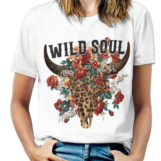 T-Shirt Donna Stampa Totale | Effetto Cotone Personalizzato (S-6XL)
