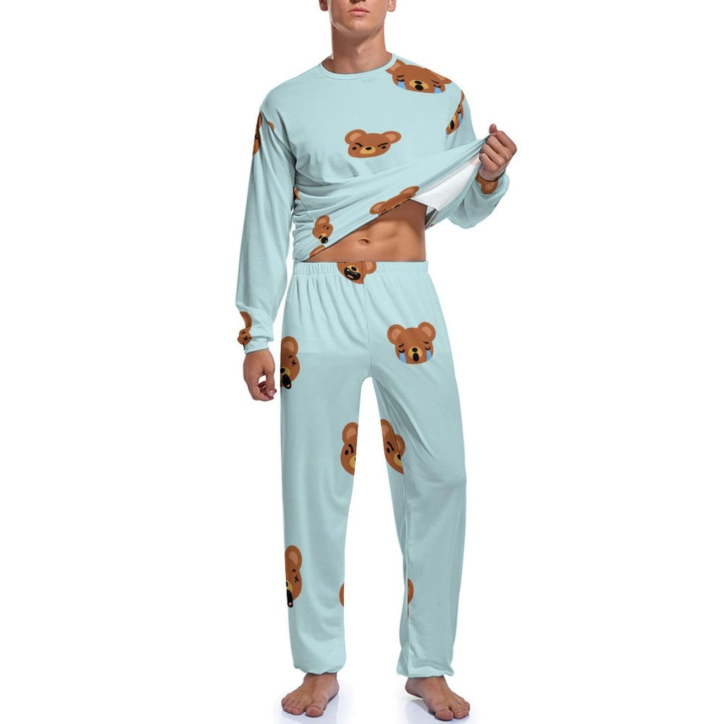 Pigiama Uomo Personalizzato Moderno | Set in Tessuto Morbido