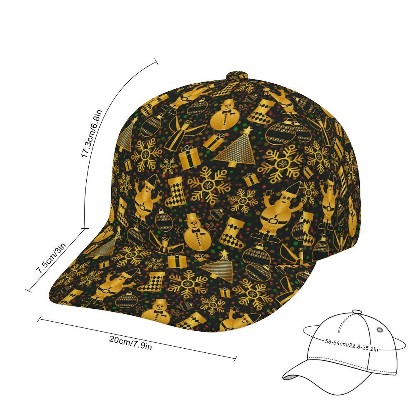 Cappellino da Baseball Personalizzato con Stampa Integrale e Logo