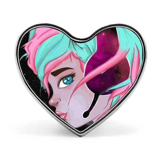 Spilla a Cuore Personalizzata in Metallo
